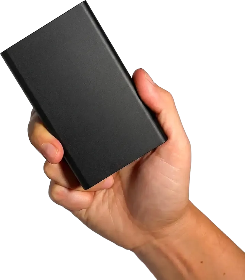 Slim Portable Charger - 4,000 mAh Power Bank