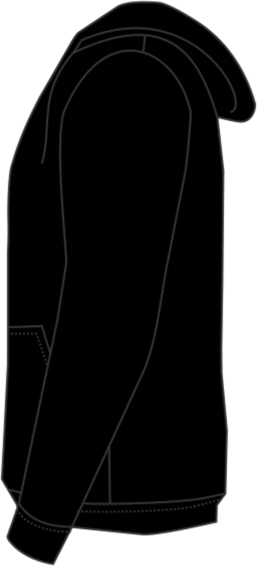 Reverse Weave Pullover Hooded Sweatshirt