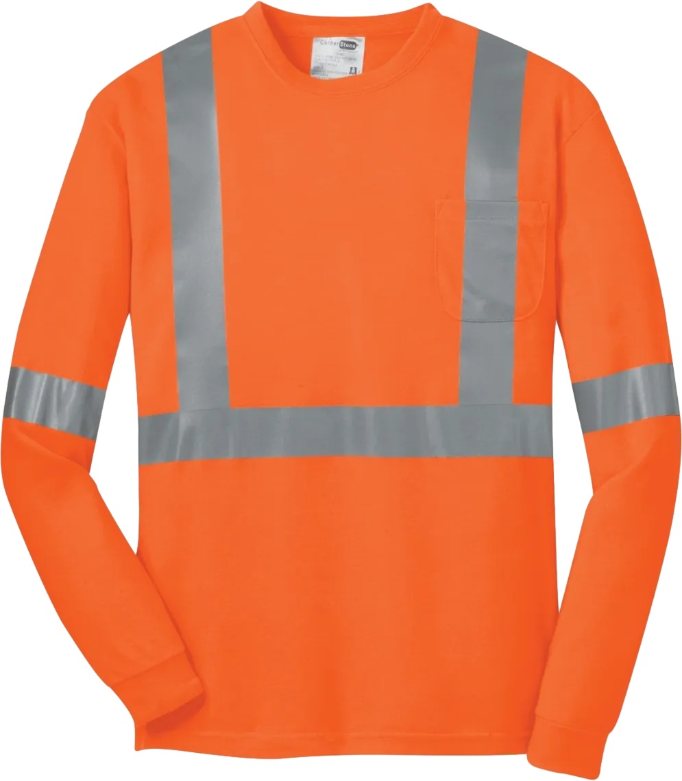 ANSI 107 Class 2 Long Sleeve Safety T-Shirt