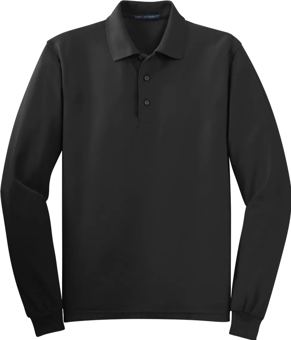 Silk Touch Long Sleeve Polo