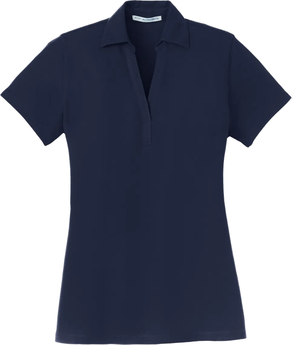 Ladies Silk Touch Y-Neck Polo