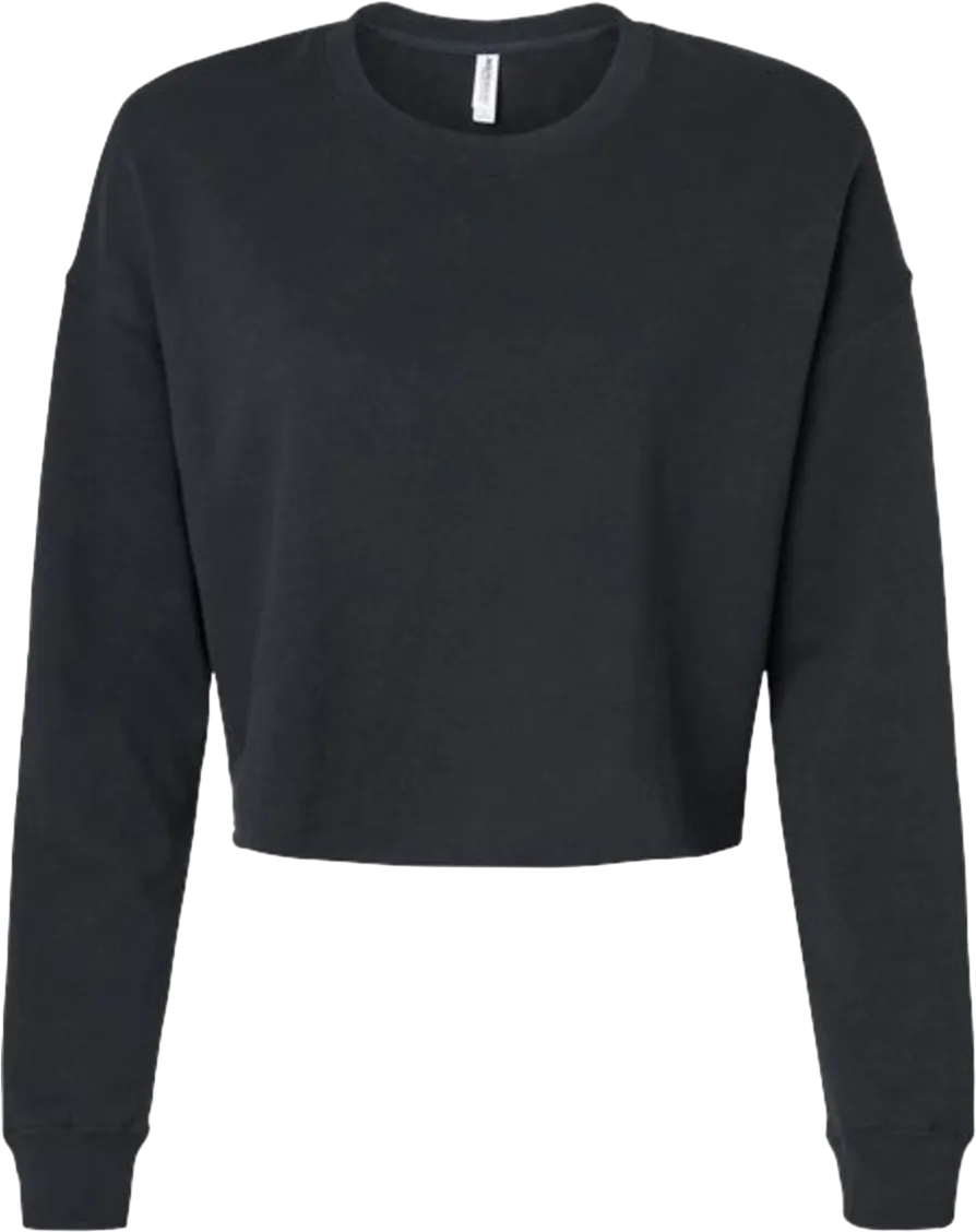 Independent Trading Co Women's Lightweight Cropped Crew Pullover