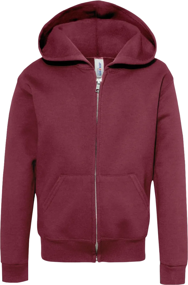 NuBlend Youth Full-Zip Hooded Sweatshirt