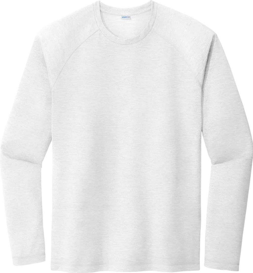PosiCharge Long Sleeve Tri-Blend Wicking Raglan Tee