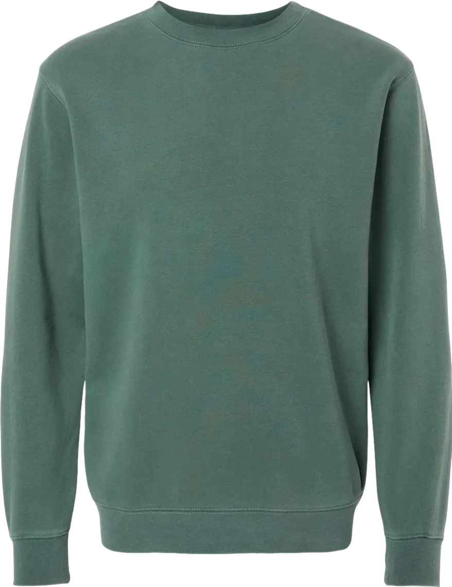 Unisex Midweight Pigment-Dyed Crewneck Sweatshirt