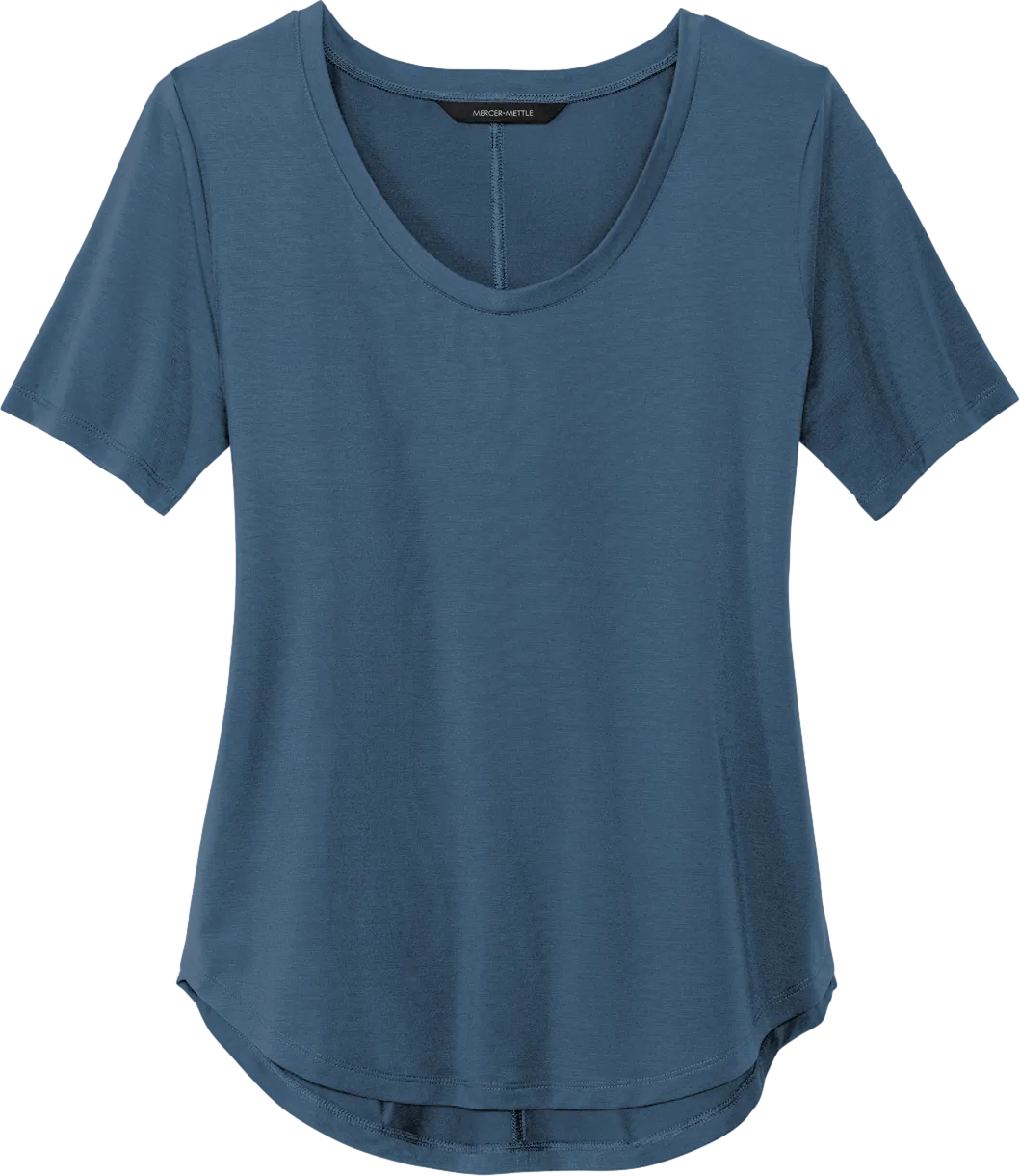 Women's Stretch Jersey Relaxed Scoop