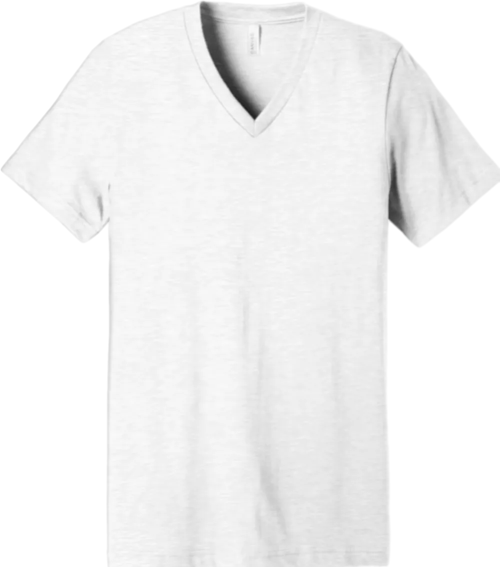 Unisex Jersey Short Sleeve V-Neck Tee