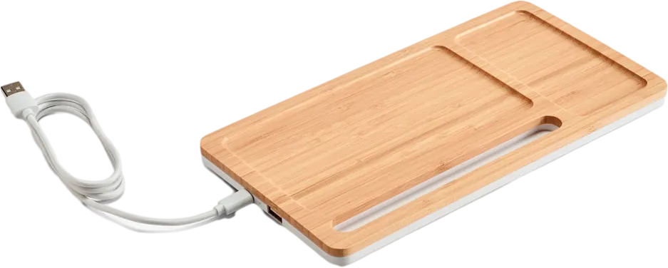Eco Desktop Organizer with Wireless Charger