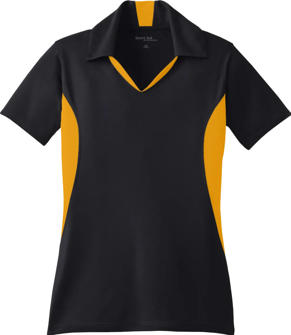 Ladies Side Blocked Micropique Sport-Wick Polo