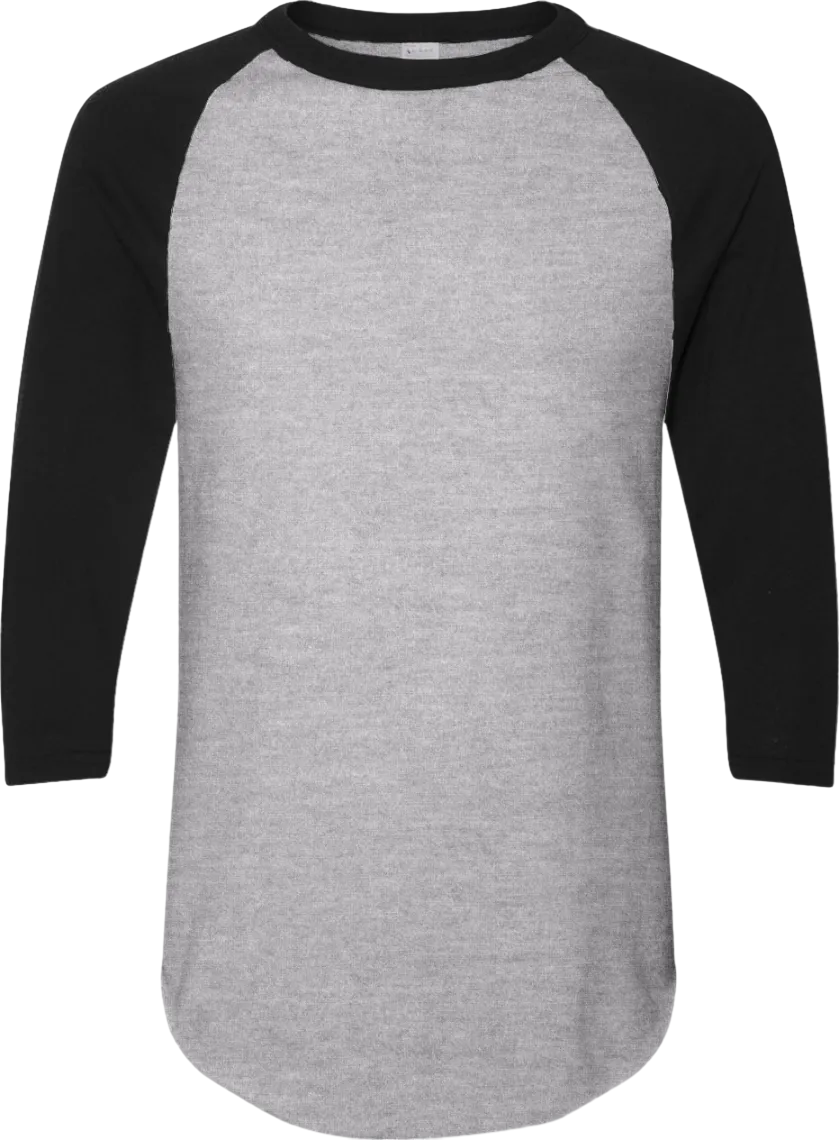 Three-Quarter Raglan Sleeve Baseball Jersey