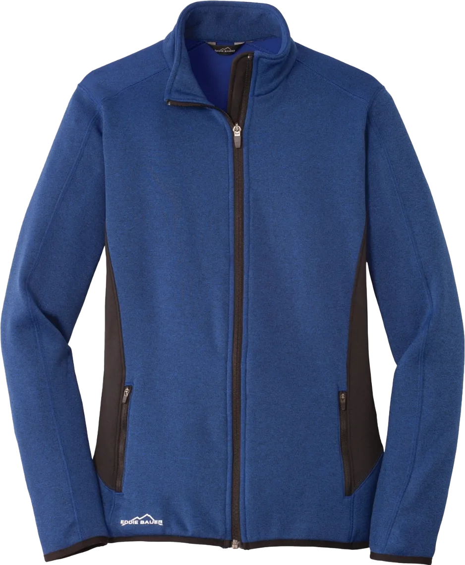 Women's Full-Zip Heather Stretch Fleece Jacket