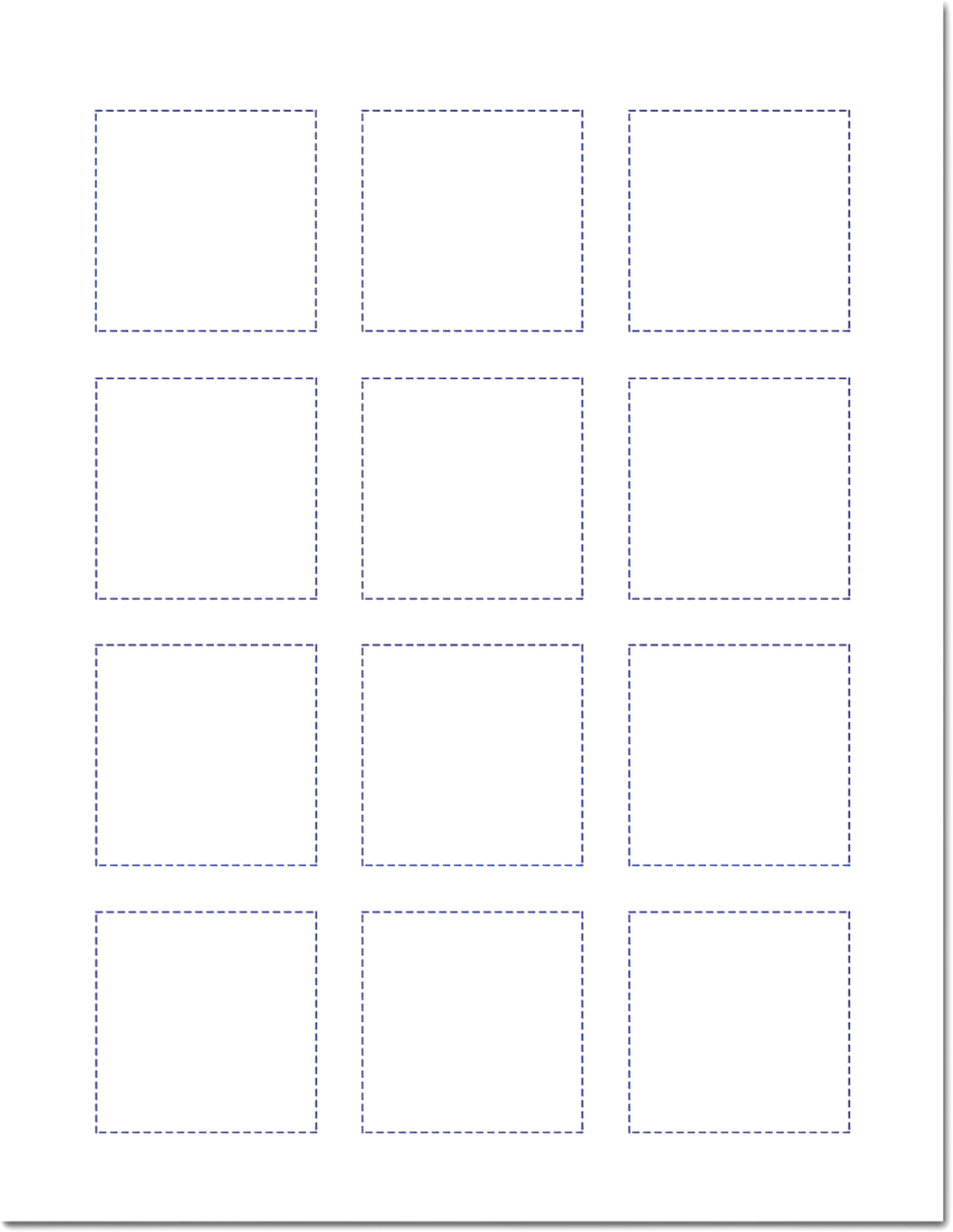 Sticker Sheet - White