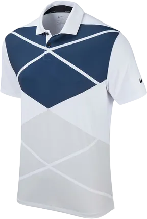 Vapor Argyle Print Polo