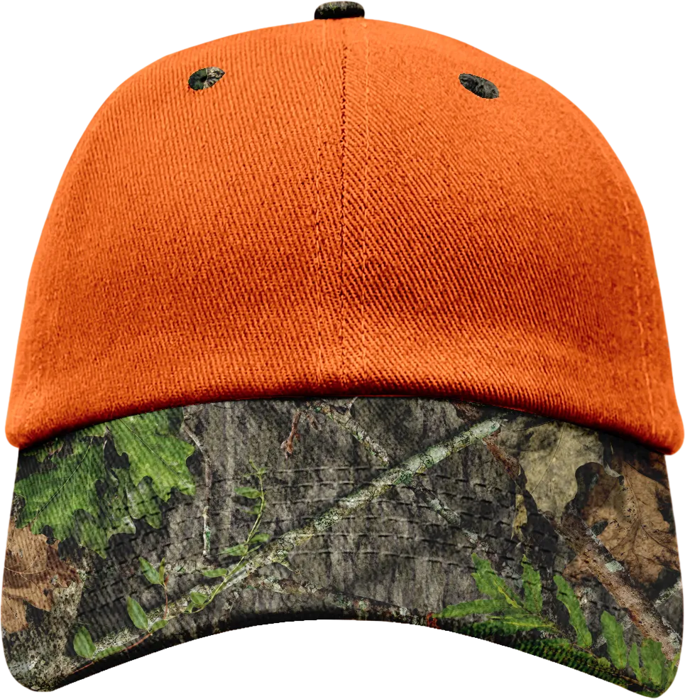 Enhanced Visibility Cap with Camo Brim