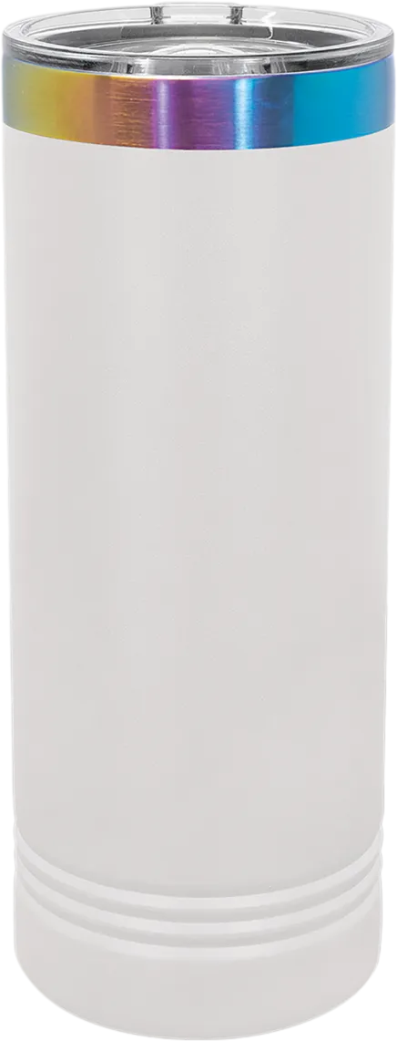22 oz. ION-Plated Skinny Tumbler with Slider Lid