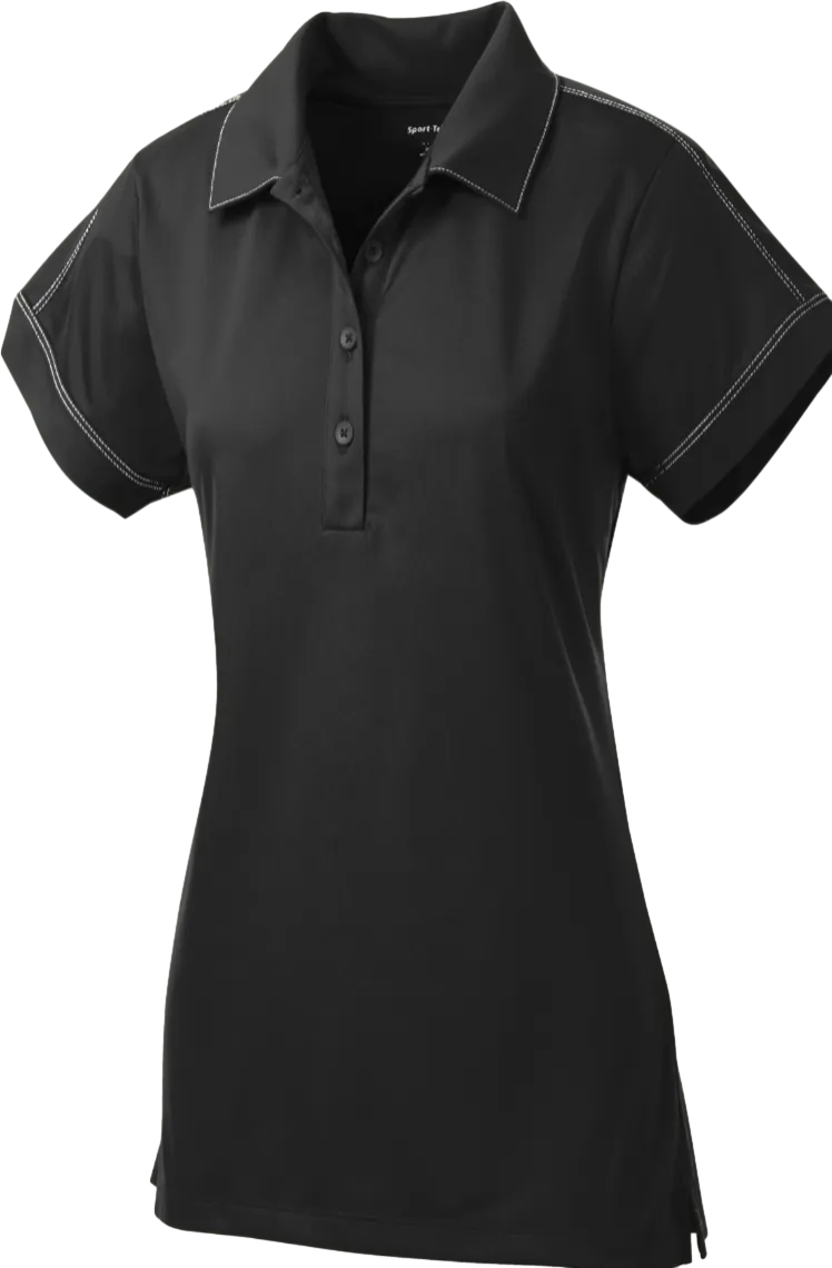 Ladies Contrast Stitch Micropique Sport-Wick Polo