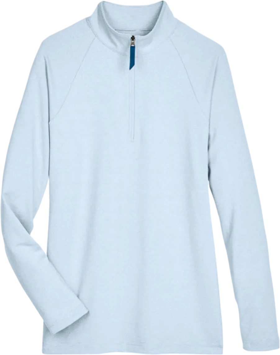 CrownLux Performance Ladies' Clubhouse Micro-Stripe 1/4-Zip