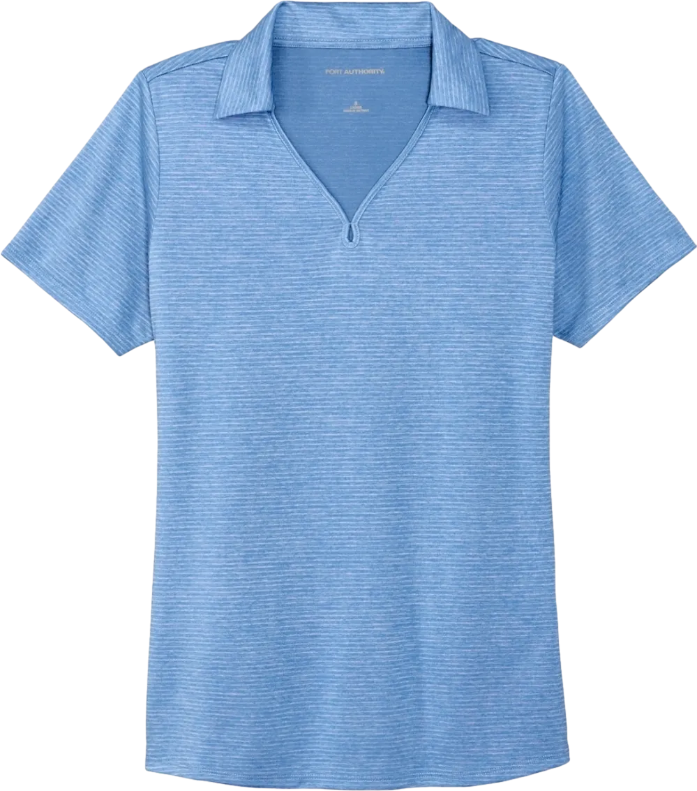 Ladies Shadow Stripe Polo