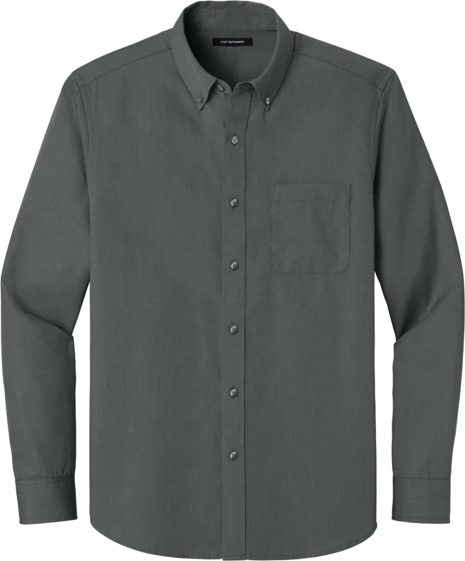Long Sleeve Nailhead Easy Care Shirt