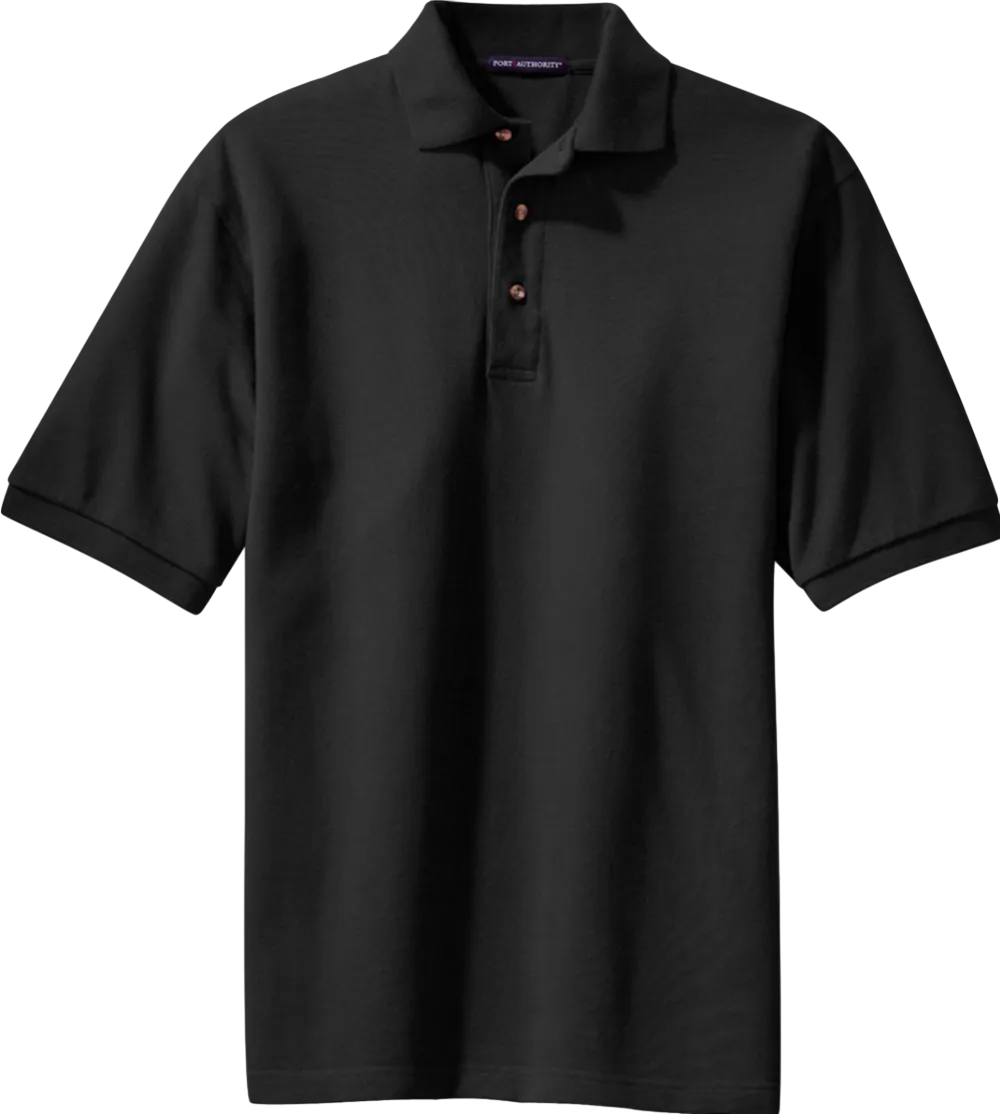 Heavyweight Cotton Pique Polo