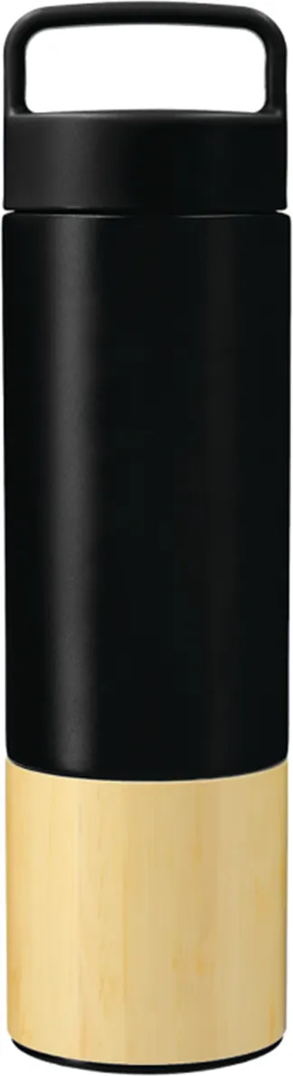 Traveler Copper Vacuum Bottle 18oz Black