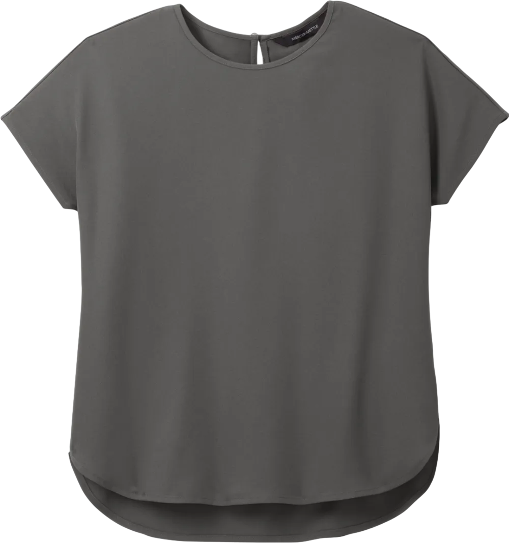 Women's Stretch Crepe Crew