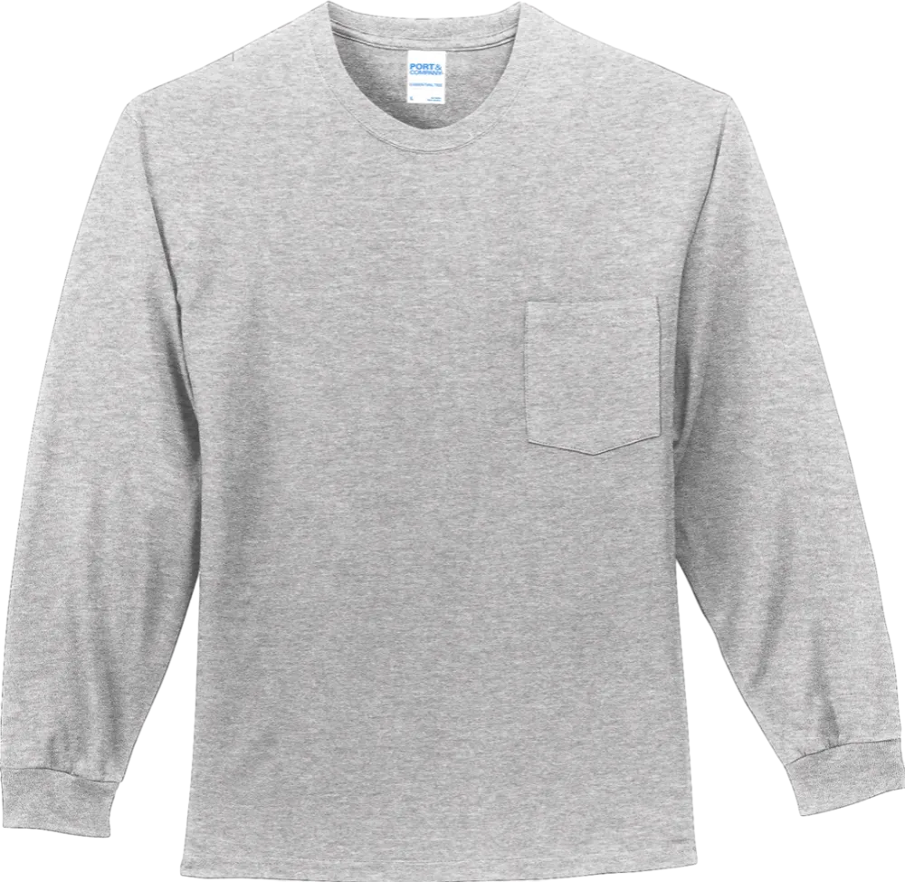 Long Sleeve Essential Pocket Tee