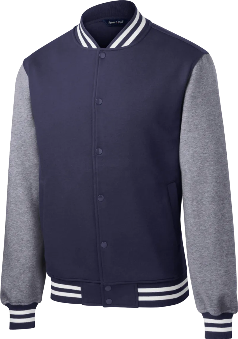Fleece Letterman Jacket