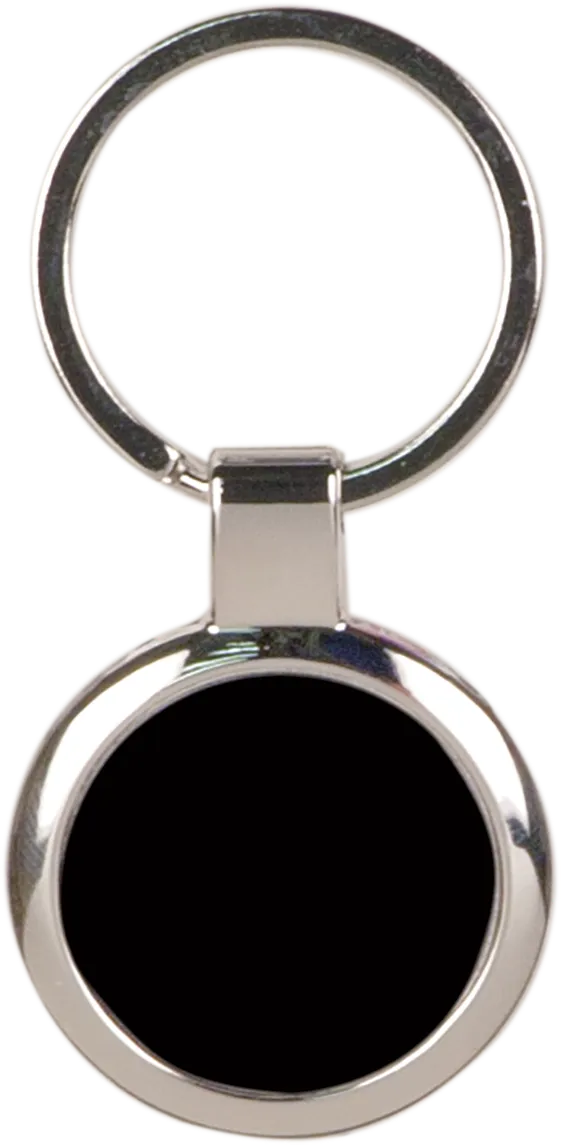 2 1/2" Laserable Round Keychain