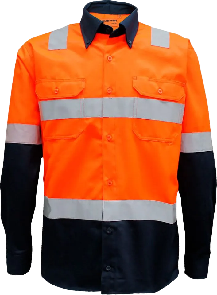 Aussi Long Sleeve High Vision Men's Shirt