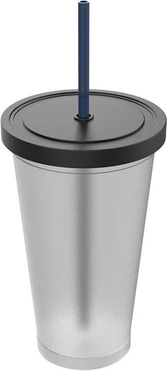Juice Cup with Lid and Straw