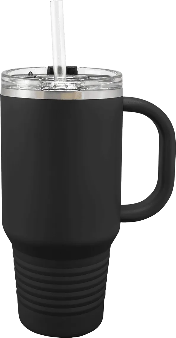 32 oz. Travel Mug with Snap Lid and Straw