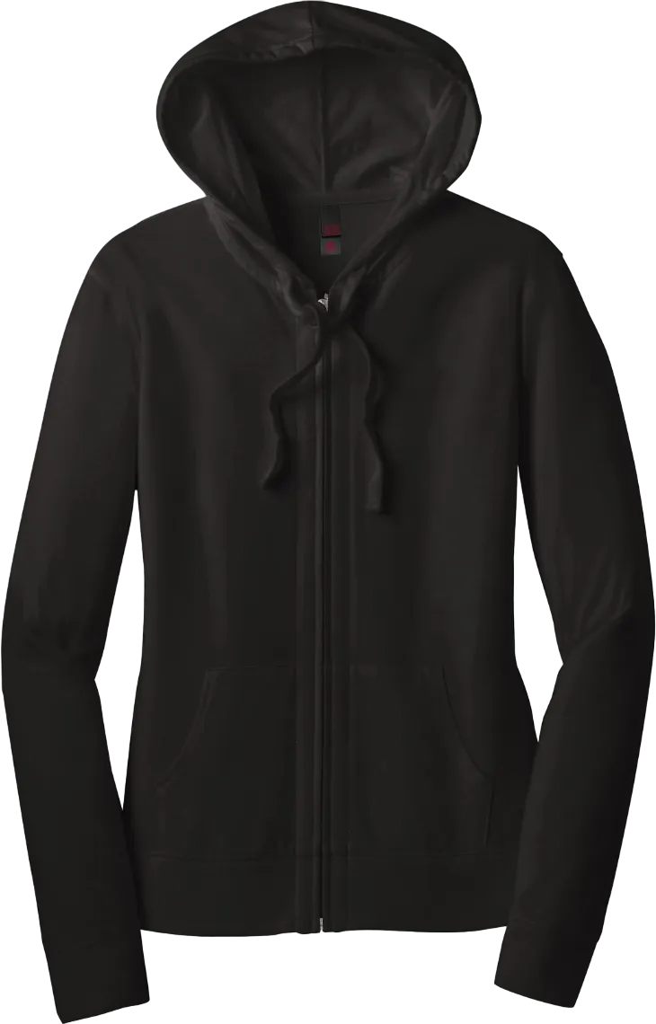 Women's Fitted Jersey Full-Zip Hoodie