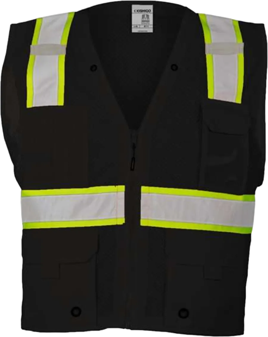 EV Series Enhanced Visibility Multi-Pocket Mesh Vest