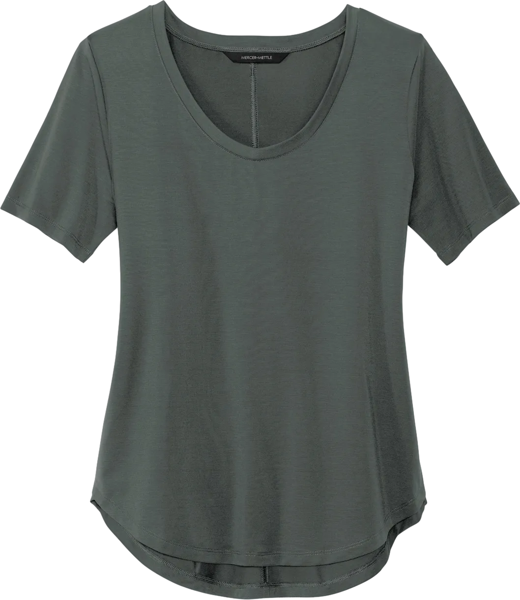 Women's Stretch Jersey Relaxed Scoop