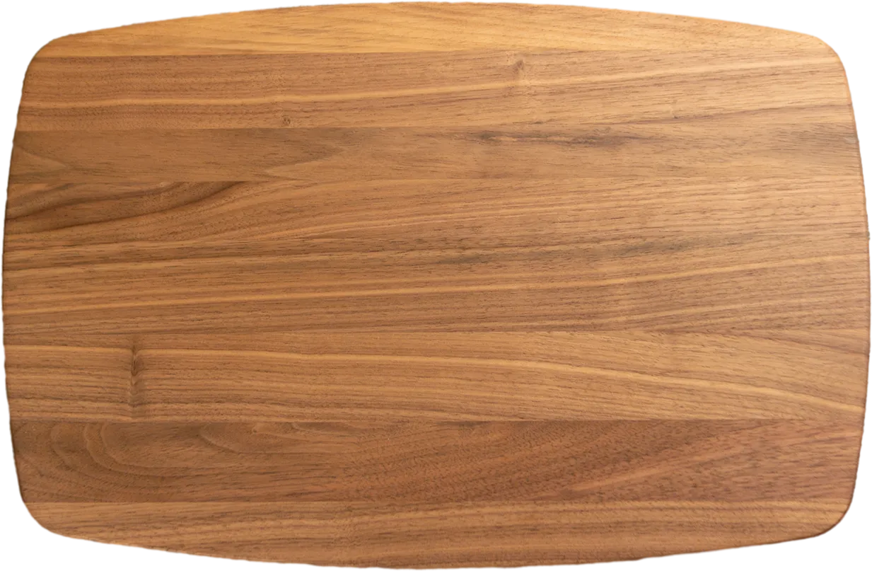 Walnut Charcuterie/Serving board - 10.5"x16" Arched