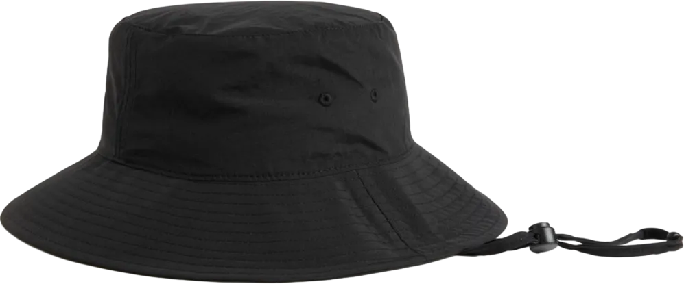 Nylon Wide Brim Bucket Hat