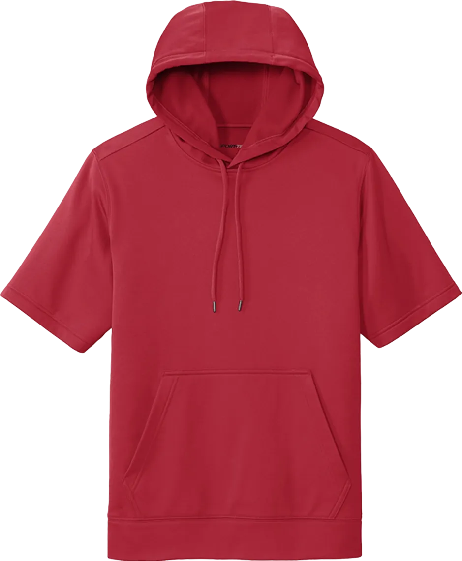 Sport-Wick Fleece Short Sleeve Hooded Pullover