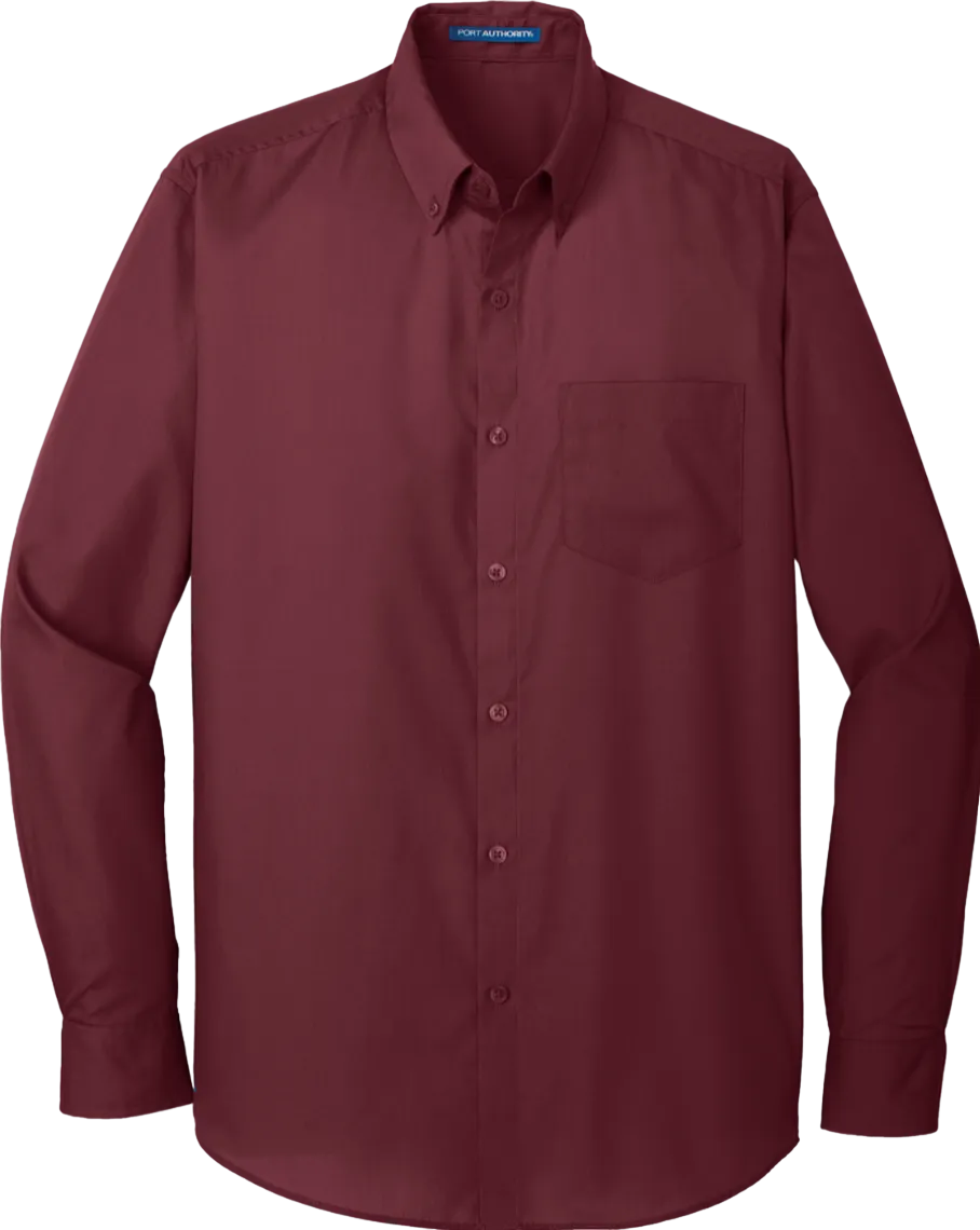 Long Sleeve Carefree Poplin Shirt