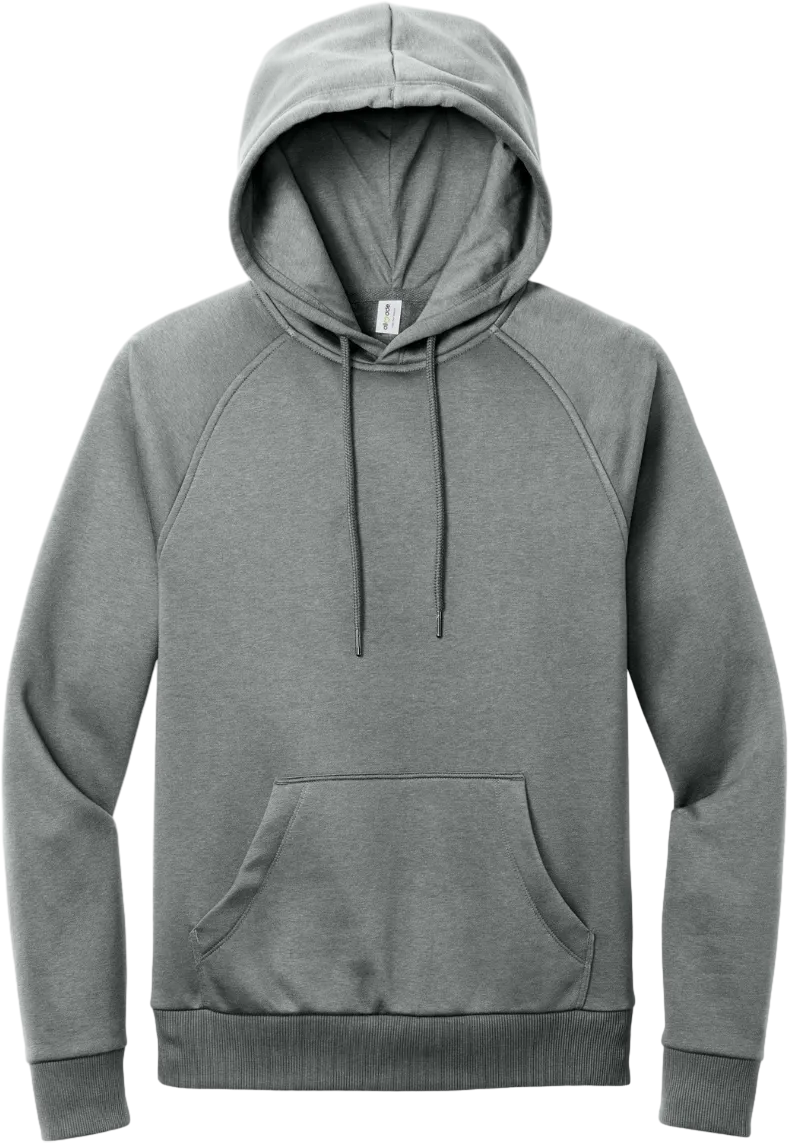 Unisex Organic CVC Fleece Pullover Hoodie