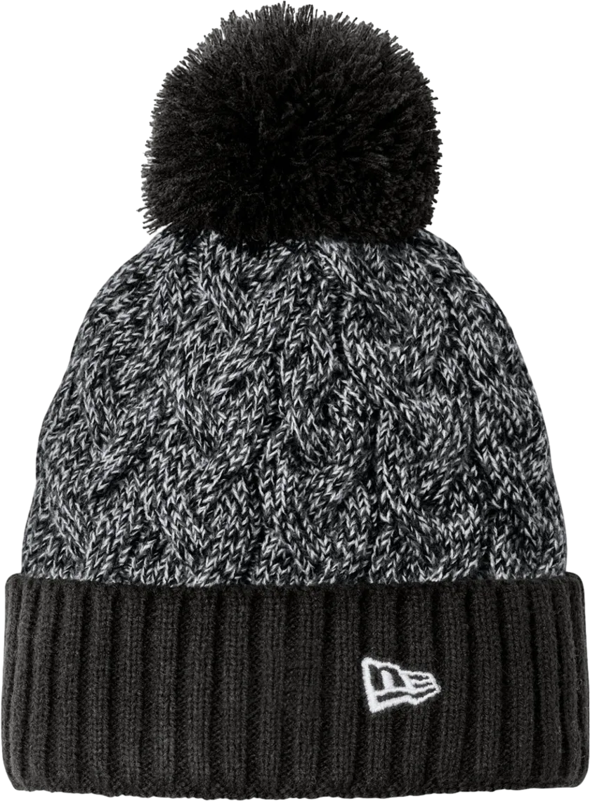 Marled Knit Pom Beanie