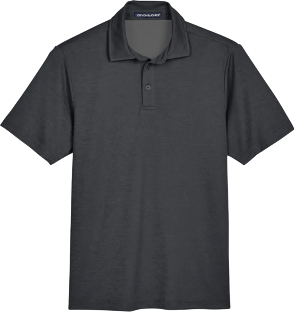 CrownLux Performance Men's Address Melange Polo