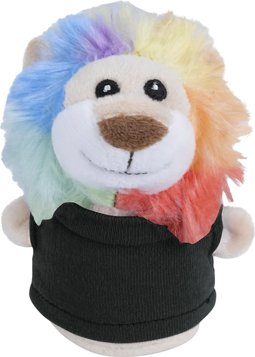 Lion Rainbow Shortie - 4" Plush