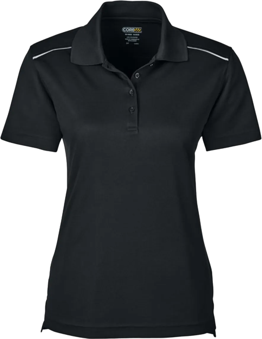 Ladies' Radiant Performance Piqué Polo with Reflective Piping