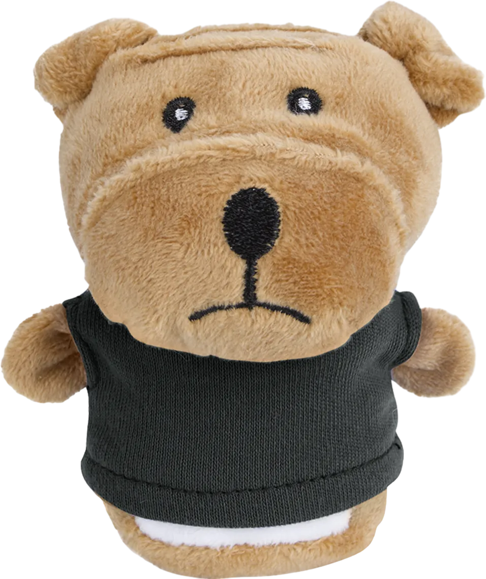 Bulldog Shortie - 4" Plush