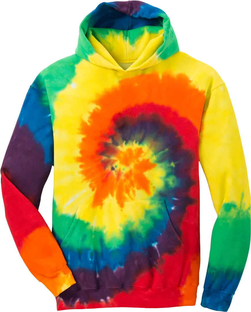 Youth Tie-Dye Pullover Hooded Sweatshirt