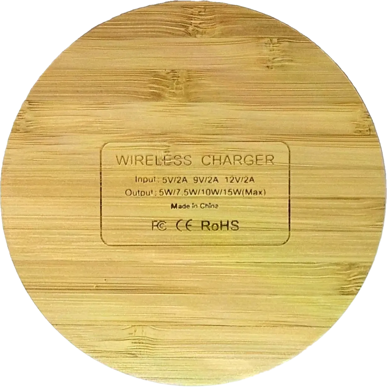 Bamboo Qi Wireless Charger