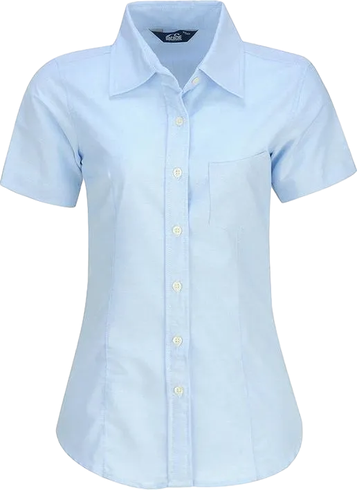 Women's Oxford Short Sleeve Blouse
