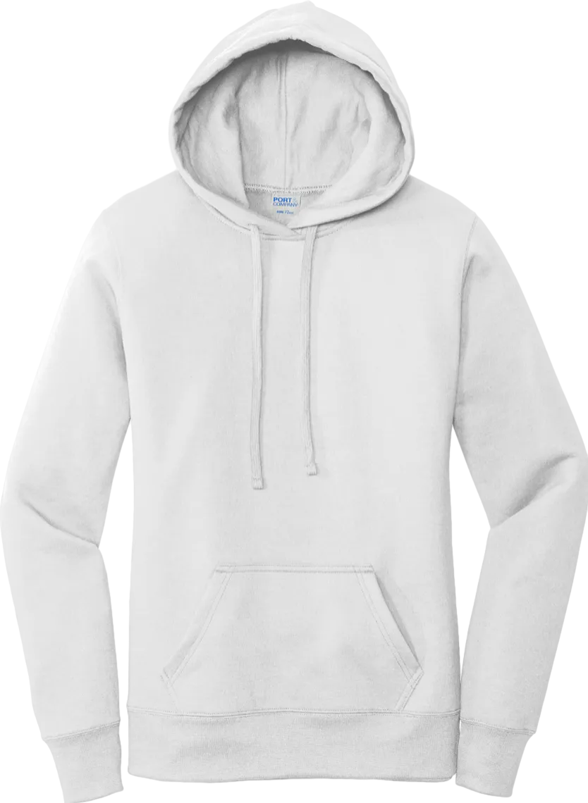 Ladies Core Fleece Pullover Hooded Sweatshirt