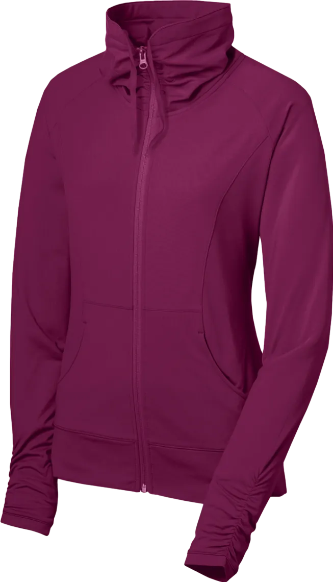 Ladies Sport-Wick Stretch Full-Zip Jacket